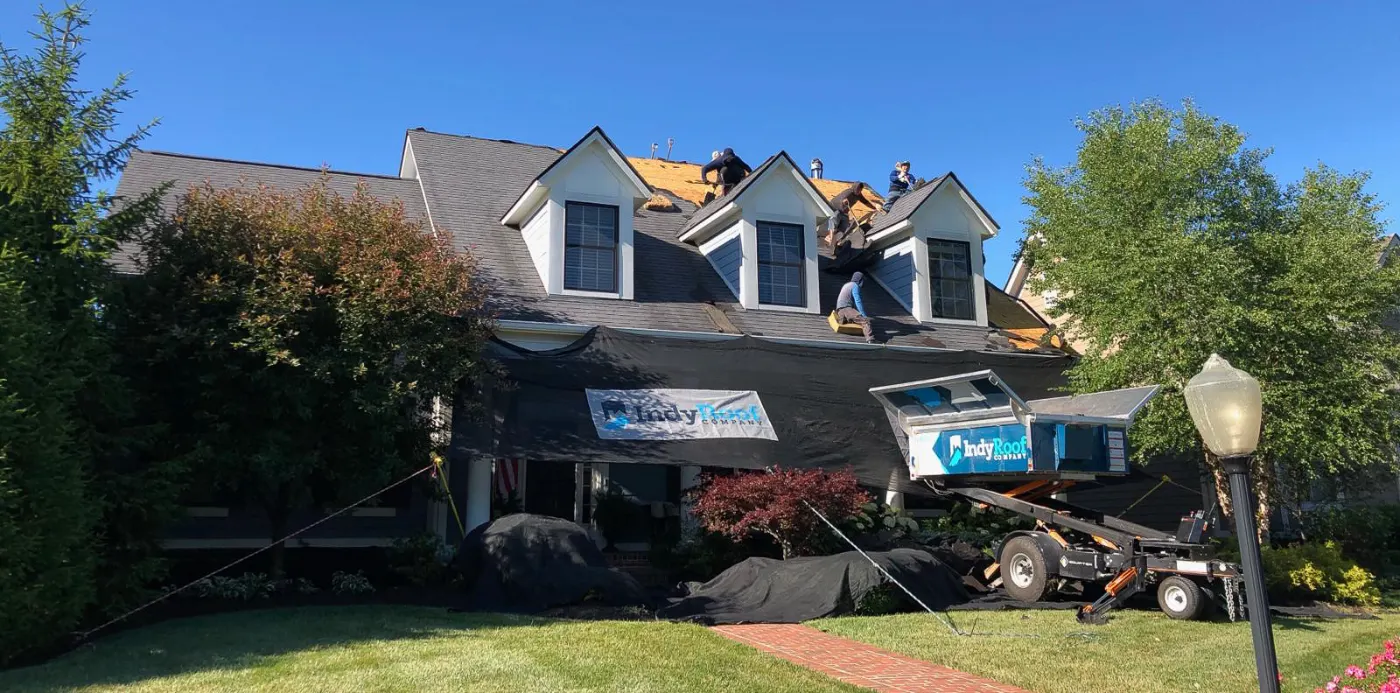 Storm damage documented on a Warfleigh home